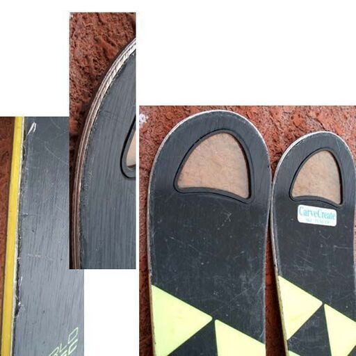 165cm カービングスキー 2点セット フィッシャー 板 ワールドカップSC