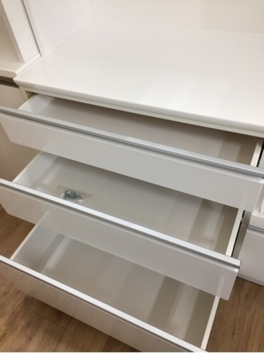 3枚扉のレンジボード（ホワイト）です。【トレファク東大阪店】