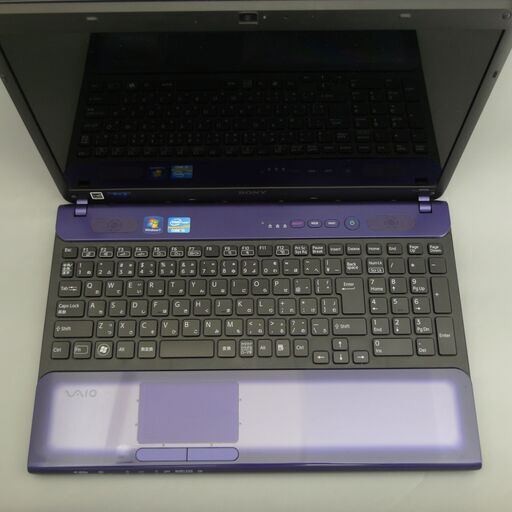 新品SSD パープル 紫 ノートパソコン 中古良品 15型 SONY VAIO