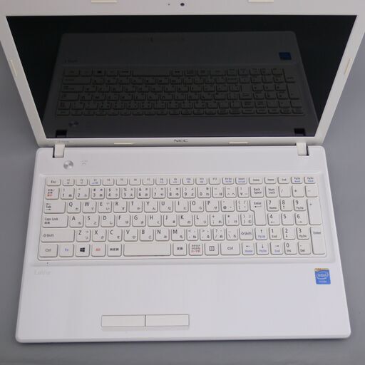 新品高速SSD 美品 15.6型 NEC PC-LE150N1W-P2 ホワイト ノートパソコン 