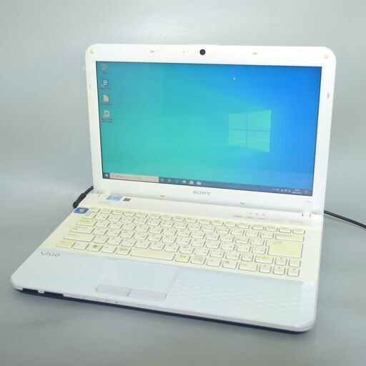 ソニー ノートパソコン 中古美品 14型 SONY VAIO VPCEG1AJ 第2世代Core i3 4GB 500GB DVDマルチ 無線 Wi-Fi カメラ Windows10 Office