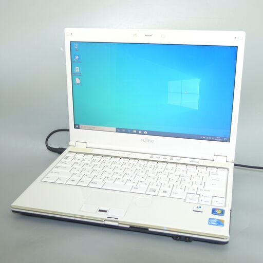 日本製 ノートパソコン 中古美品 13.3型 FUJITSU 富士通 SH560/3A Core i3 4GB DVDRW 無線LAN WiFi WiMAX Windows10 Office 即使用可