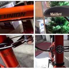 REUNION/レユニオン インスティンクト20-K 20インチ BMX 自転車 オレンジ【ユーズドユーズ名古屋天白店】J1346