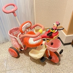 ミニーちゃん三輪車