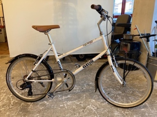 GIOS PULMINO】7段変速 20インチミニベロ ホワイト