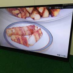 中古 訳あり SHARP LC-60W7 60V型液晶テレビ 自立スタンド＆リモコン欠品