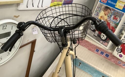 SOUTHERNPORT 自転車 leg conscious 24インチ 変速あり クリームカラー【ユーズドユーズ名古屋天白店】 J1354