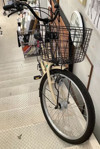 SOUTHERNPORT 自転車 leg conscious 24インチ 変速あり クリームカラー【ユーズドユーズ名古屋天白店】 J1354