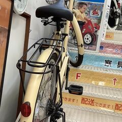 SOUTHERNPORT 自転車 leg conscious 24インチ 変速あり クリームカラー 