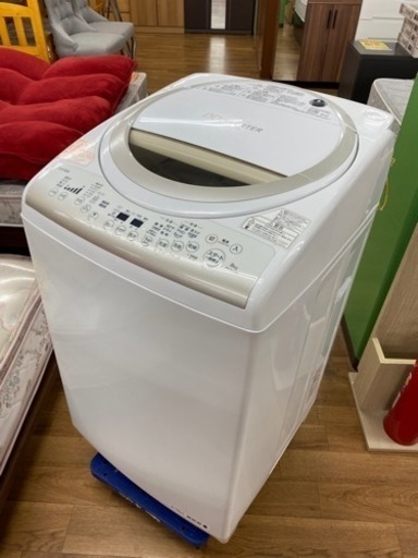 I406  TOSHIBA洗濯乾燥機　洗濯8.0ｋ/乾燥4.5ｋ　2014年式