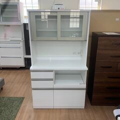 ☆ジモティ割あり☆ レンジボード ホワイト H241×D52×W140.5