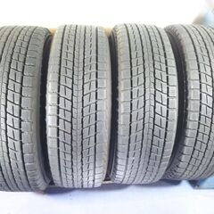 冬SUV用17インチ 富山☆美品☆2018年【~90％富山 手渡しもOK】CX8 CX5 マツダ CX-5 CX-8 エクストレイル CR-V 225/65R17 日本製 ダンロップ SJ-8 中古4本