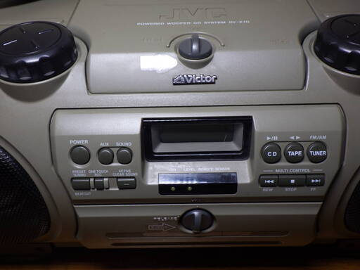 Victor ビクター JVC RV-X70 日本製 DRUM CAN ドラムカン CDラジカセ