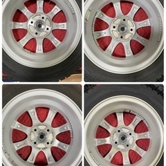 【金額相談可】155/65R14 軽自動車スタッドレスセット 2017年製