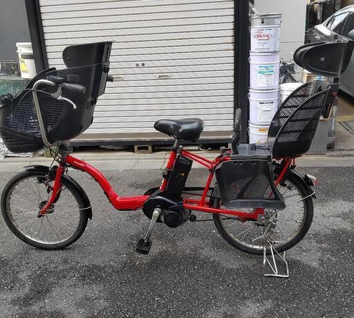 在庫SALE！！電動アシスト自転車　パナソニック　ギュトミニ　赤　20型　8.9ah エコナビ付　充電器付　試乗歓迎!