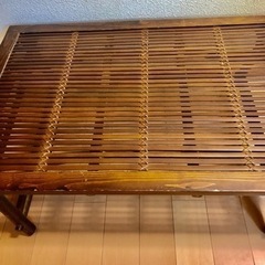 【ネット決済】夏用ローテーブル　折りたたみ式