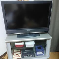 テレビ 2007年製32型 テレビ台付き