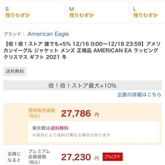 超貴重】アメリカンイーグル パファージャケット XS