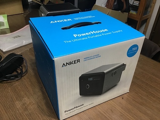 Anker434wh、120600m A。アンカーポータブル電源。箱あり。