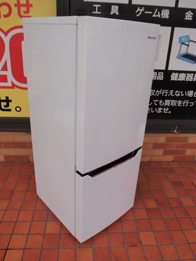 美品　2020年製　ハイセンス　Hisense  　２ドア冷凍冷蔵庫　 HR-D15C■１５０L