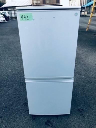 942番 SHARP✨ノンフロン冷凍冷蔵庫✨SJ-K14X-FG‼️