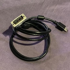 【ネット決済・配送可】HDMI DVI変換ケーブル2m