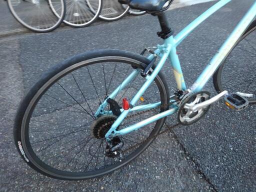 中古自転車1809 前後タイヤ新品！ クロスバイク 700×28C 3