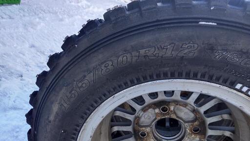 フルピン オファー 155/80-12 114.3 +40 4本セット 