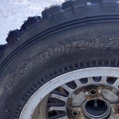 フルピン 155/80-12 114.3 +40 4本セット