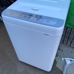 お薦め品‼️激安‼️洗浄クリーニング済み‼️パナソニック洗濯機5kg 2016年