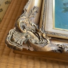 アンティーク 額縁 フレーム 油絵 ブロカント