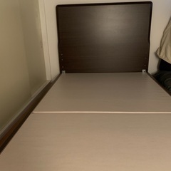 【ネット決済】ニトリ　木製シングルベッドフレーム