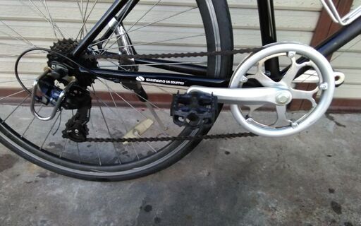 クロスバイク VIENTO 700 7段変速 ブラック 配送無料 El dios del