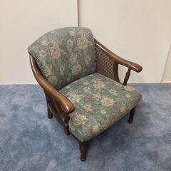 469 送料設置無料    高級家具【カリモク】アンティーク1Pソファー