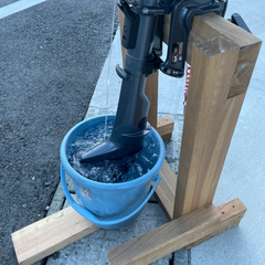 【取引中】ヤマハYAMAHA船外機 ２馬力　F2BMH 絶好調