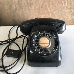 【取引先決定】ダイヤル式黒電話600-A1
