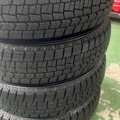 【バリ山】アルミ付きスタッドレスタイヤ　145/80R13