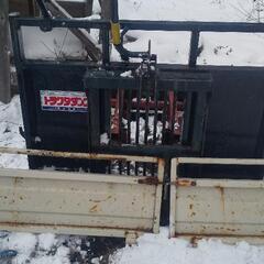 値下げ⤵️トラクター除雪トラクタダンプ 自作引き取り限定