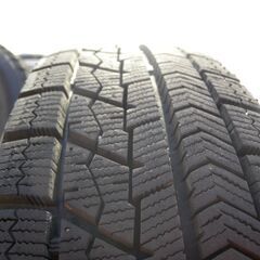 【恵庭】バリ溝！ブリヂストンスタッドレスタイヤ　VRX　155/65R14+アルミホイール　20年製