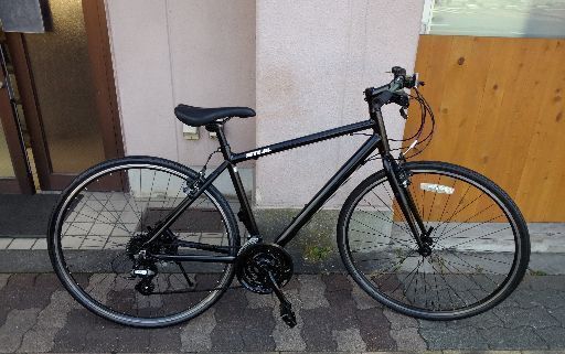 SiTE.AL 700cクロスバイク アルミ/24speeds/フラットブラック