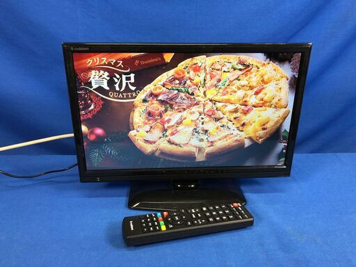 【動作保証あり】エスキュービズム 2016年 AT-16C01SR 16V型 液晶テレビ【管理KRT182】