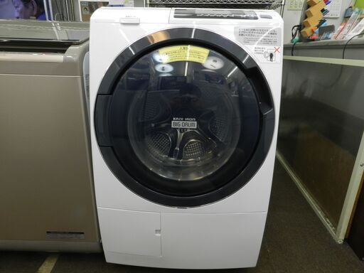 【配送・設置無料】日立 全自動電気洗濯乾燥機 洗濯10kg 乾燥6.0kg BD-SG100AL