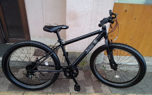 Jeep[ジープ]JE-266FT 26吋MTBファットバイク 6speeds/ブラック
