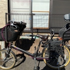 子供乗せ自転車　3人乗り（非電動）