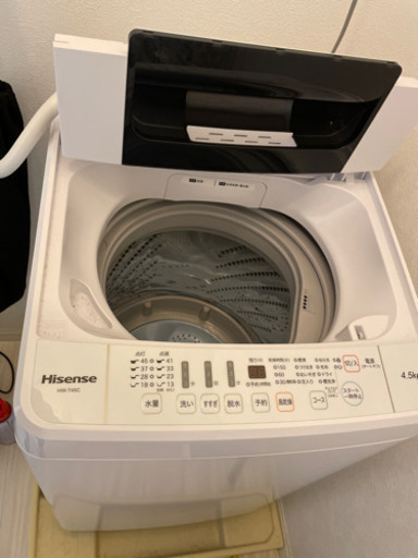洗濯機 縦型4.5kg HISENSE HW-T45C（説明書付）