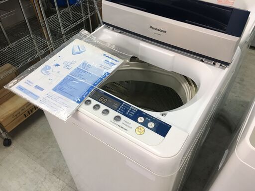 洗濯機の分解クリーニング行っています！配送設置込み！！パナソニック7.0K洗濯機　2013年製　分解クリーニング済み！！