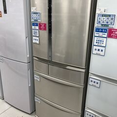 6か月間動作保証付 Panasonic 6ドア冷蔵庫 2012年製 470L【トレファク