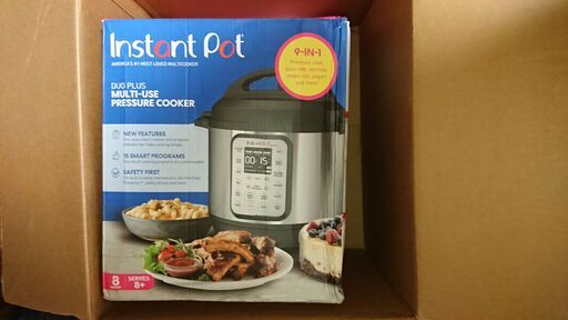 Instant Pot Duo Plus 9-in-1 Electric Pressure Cooker,8 Quart  (インスタントポット 電気圧力鍋 約7.6L)