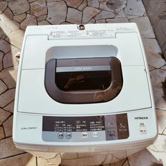 ✨⛄✨リニューアル大セール❕✨⛄✨2016年式🎅日立⛄NW-5WR🎅6.0kg✨全自動洗濯機🎄スリムボディ★大型のケース状糸くずフィルター★干し時間を短縮🧸1126-26 ✨⛄✨