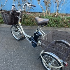 新品同様　電動自転車　パナソニック　ビビライフ3輪　三輪　16Ah